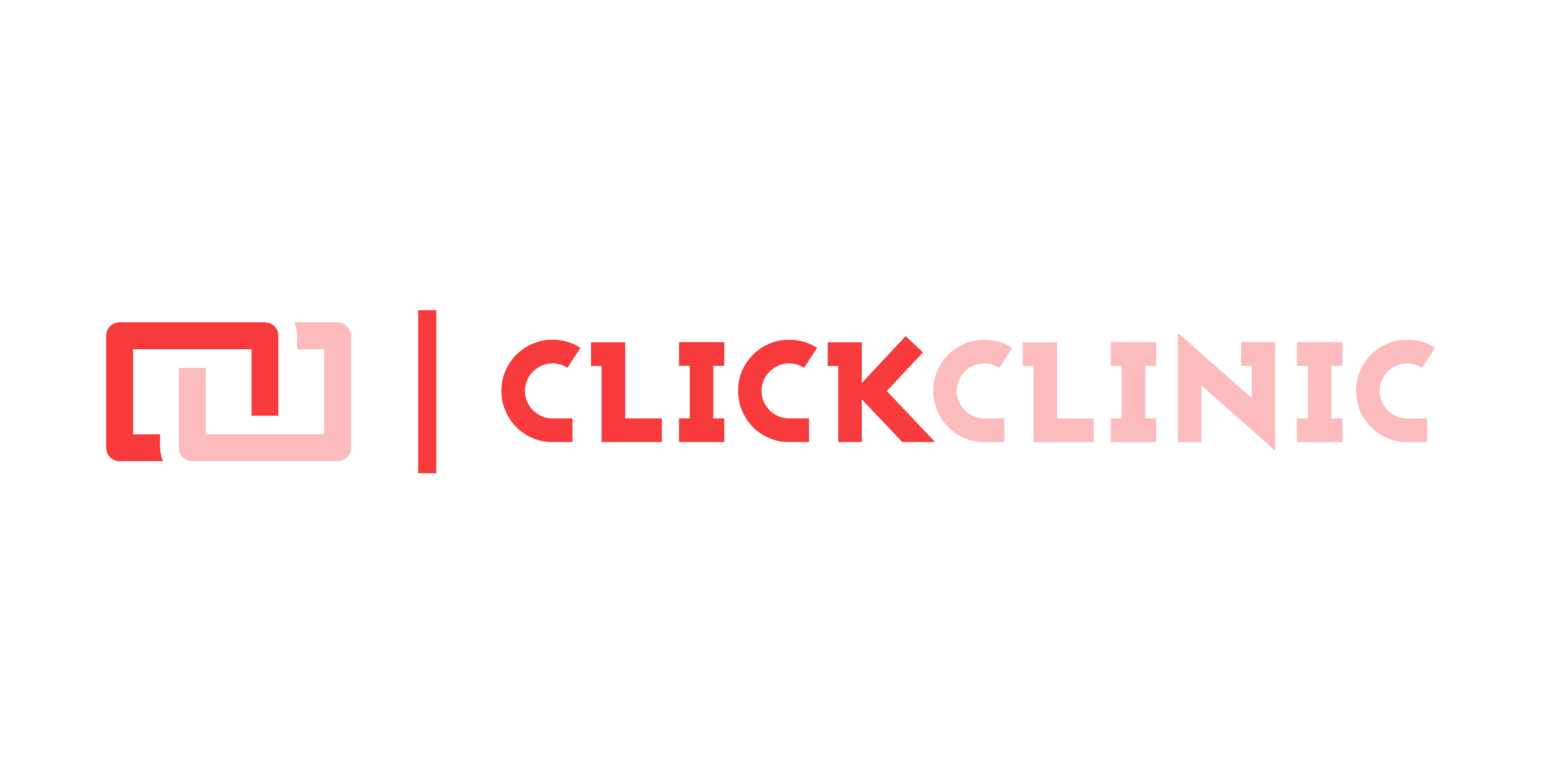 Click Clinic Red Text Logo